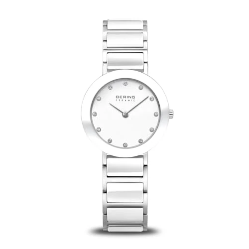 Offerta a tempo: BERING Donna Analogico Quarzo Ceramic Orologio con Cinturino in Acciaio inossidabile/Ceramica Cinturino e Vetro zaffiro 11429-754 - 48% da 199.00 € a 103.89 €