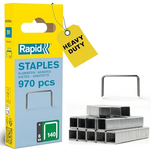 Tijdelijke aanbieding: Rapid tackernieten No. 140, 6 mm, vlakdraadnieten 970 stuks van 8.40 € naar 8.40 € (0.00% korting)