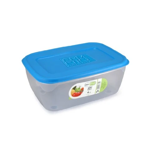 GIO'STYLE Behälter für Lebensmittel, luftdicht, 6 l, hergestellt in Italien, rechteckig, geeignet für Kühlschrank, Gefrierschrank und Mikrowelle, luftdicht