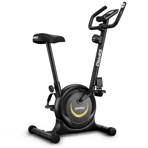 Offerta a tempo: ZIPRO Cyclette da Casa con 8 Livelli di Resistenza Magnetica, Supporto per Smartphone, Schermo LCD, Sella Regolabile, Cyclette per Casa per Più Esercizi, Ciclette Professionale da Camera (One S) - 0.00% da 109.00 € a 109.00 €