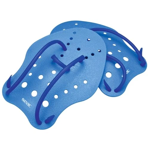 Offerta a tempo: SEAC Hand Paddle, Palette per Allenamento al Nuoto in Piscina e in Mare Unisex Adulto, Blu, S — 42% da 13,00 € a 7,49 €
