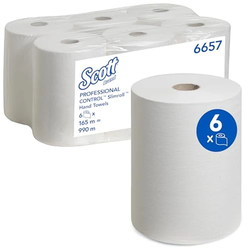 期間限定オファー: SCOTT SLIMROLL HAND TOWELS PK6 WHT 6657 通常価格 69.99 JPY セール価格 55.99 JPY (割引 20%)