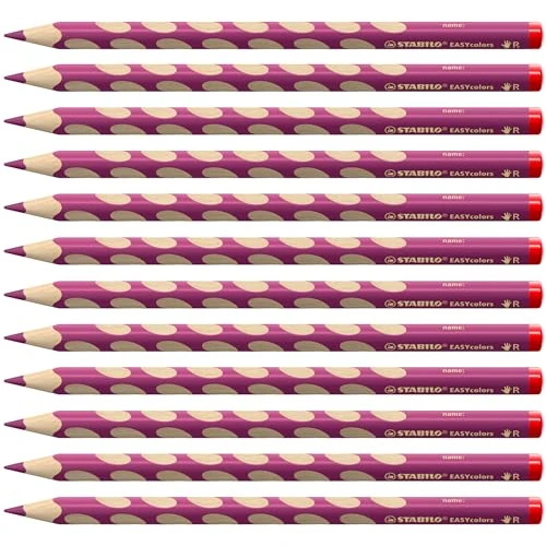 Tijdelijke aanbieding: STABILO - Ergonomisch Kleurpotloden voor rechtshandigen - EASYcolors - 12 Stuks - Rood/Violet van 16.98 € naar 16.98 € (0.00% korting)