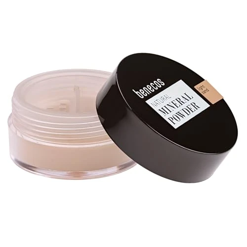 Offerta a tempo: Benecos - natural beauty 90641 polvere minerale - sciolto - opacizzante - senza talco - vegano - sabbia leggera - 0.00% da 6.51 € a 6.51 €