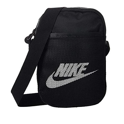 Offerta a tempo: Nike Heritage Smit, Borse Unisex Adulto, Black/Black/White, Taglia Unica - 0.00% da 24.99 € a 24.99 €