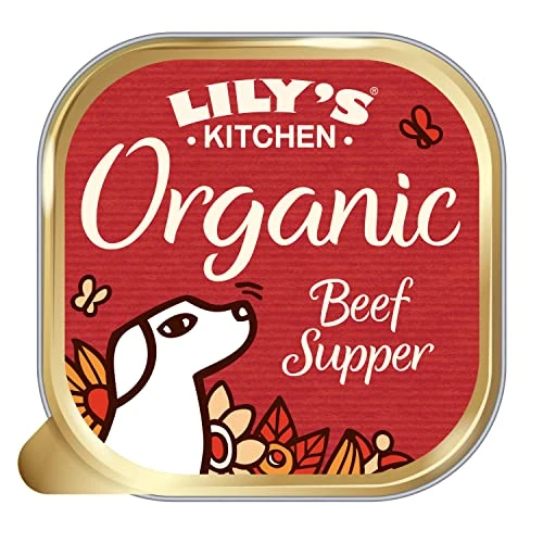 Tijdelijke aanbieding: Lily's Kitchen Volwassen Beef Supper Organic Wet Dog Food (11 x 150g) van 19.73 EUR naar 17.95 EUR (korting 9%)