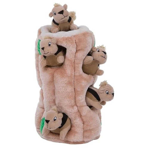 Limited-time offer: Outward Hound Hide-A-Squirrel Plush Squeaky Dog Toy, XL, 7" x 11.8" | Hide-n-Seek Puzzle, 6 Removable Squirrels, Fetch Play, Interactive Enrichment, Boredom Buster, Light Chewers, Dogs & Puppies from $21.99 to $21.99 (save 0.00%)