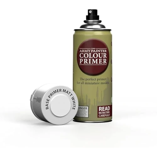 Tijdelijke aanbieding: The Army Painter, Colour Primer Matt White, 400 ml acryl spray van 16.99 € naar 16.99 € (0.00% korting)