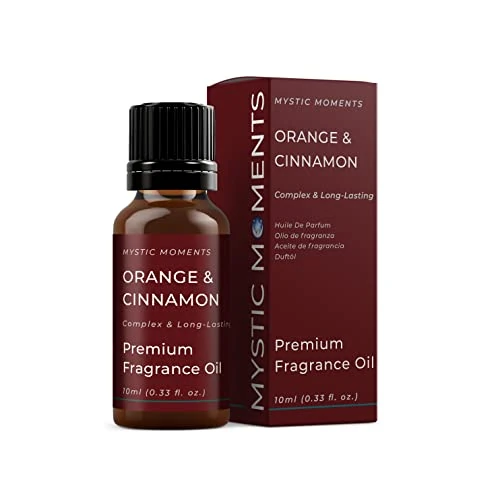 Limited-time offer: Mystic Moments | Orange & Cinnamon Fragrance Oil - 10ml - Perfect for Soaps, Candles, Bath Bombs, Oil Burners, Diffusers and Skin & Hair Care Items from 5.95 GBP to 5.95 GBP (save 0%)