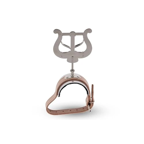 Offre limitée : GEWA Porte-partitions de marche Flûte - Nickelé - Grande Lyra - 2 poussoirs - Bracelet en cuir avec plaque en aluminium de 28.90 € à 27.50 € (5% de remise)