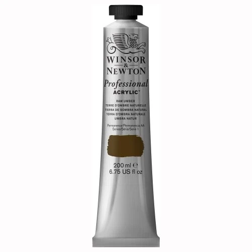 Limited offer: Winsor & Newton Professional Acrylic Paint, 200ml (6.75-oz) Tube, Raw Umber from 27.40 EUR to 25.76 EUR (save 6%)