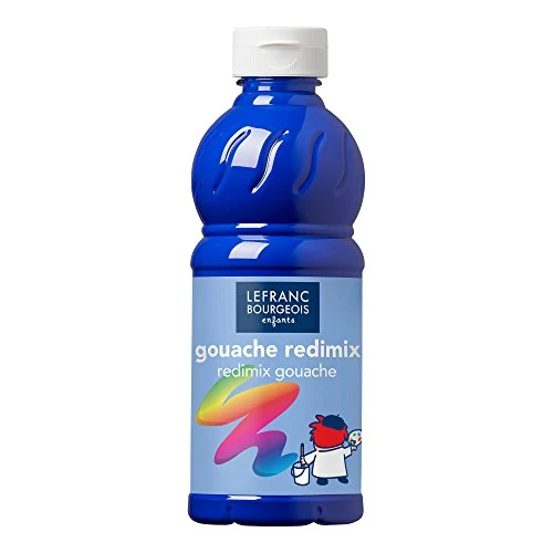 Oferta limitada: Lefranc Bourgeois Enfants gouache líquida Redimix, témperas para niños, bote de 500ML azul de cobalto (imit.), pinturas para niños y manualidades de 4.50 EUR a 4.50 EUR (ahorro 0%)