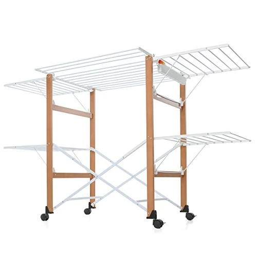 Beperkte aanbieding: Foppapedretti Gulliver vouwdroogrek, 105 x 80 x 174 cm, hout, walnoot van 182.53 EUR naar 182.53 EUR (besparing 0%)