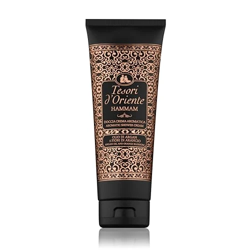 Offerta a tempo: Tesori d'Oriente - Doccia Crema Hammam con Olio di Argan, dalle Note di Fiori d'Arancio, Deterge la Pelle e Dona Nutrizione, 250ml - 35% da 2.29 € a 1.49 €