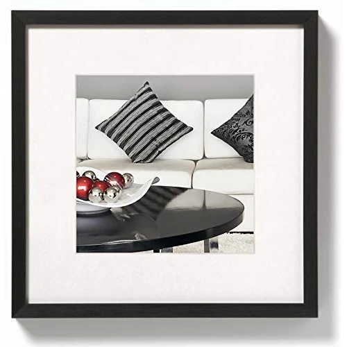 walther design cornice nera 20 x 20 cm alluminio con passe-partout, sedia struttura in alluminio AJ220B