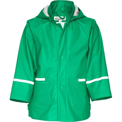 Offerta a tempo: Playshoes Giacca da pioggia, Abbigliamento antipioggia antivento e impermeabile Unisex - Bambini e ragazzi, verde, 104 - 49% da 28.99 € a 14.90 €