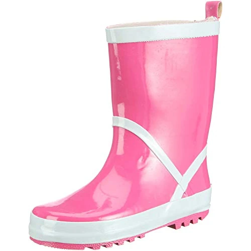 Offre limitée : Playshoes Bottes En Caoutchouc Bottes de pluie Mixte Enfant, Rose Vif, S de 24.99 € à 24.99 € (0.00% de remise)
