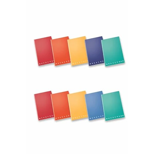 Offre limitée : Pigna, Mini carnets monochromes, intérieur 5M, carré 5 mm, mini format 12x17 cm, 80 g, couvertures assorties, 10 de 9.40 € à 9.40 € (0.00% de remise)
