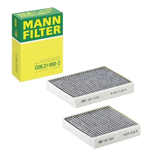 Limited offer: CUK21000-2 MANN-FILTER CABIN AIR FILTER CHARCOAL from 20.58 EUR to 14.69 EUR (save 29%)