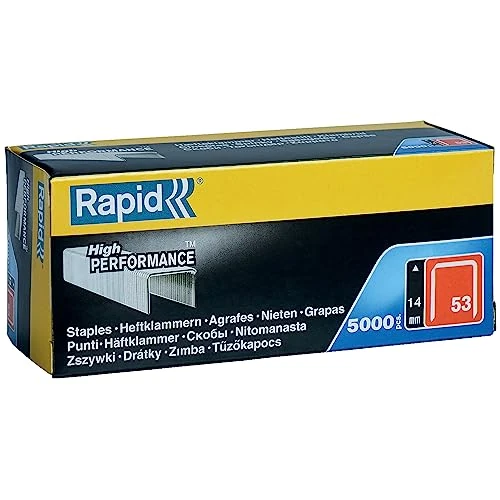 Offerta a tempo: Rapid 5000 Graffe Fini n.53/14 in Acciaio Zincato per Tessuto e Decorazioni - 0.00% da 19.63 € a 19.63 €