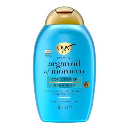 Limited-time offer: OGX Argan Oil of Morocco Hair Conditioner, Hydrate and Repair, Intensively Moisturises, for Dry and Damaged Hair, Sulfate Free Surfactants, 385ml from 7.49 £ to 4.00 £ (save 47%)