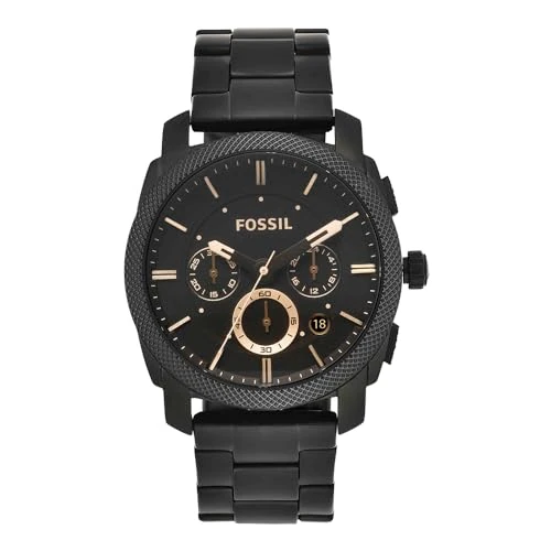 Offerta a tempo: Fossil Orologio Machine da uomo, movimento cronografo al quarzo da 42 mm con cinturino — 26% da 199,00 € a 147,23 €
