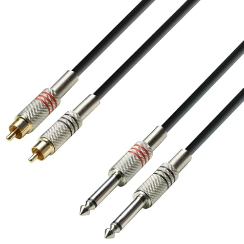 Tijdelijke aanbieding: Adam Hall Cables 3 STAR TPC 0100 Twin-kabel 2 x jack TS naar 2 x RCA | 1 m van 5.99 € naar 5.99 € (0.00% korting)