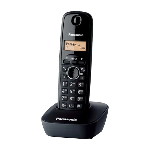 Offerta a tempo: Panasonic KX-TG1611JTH Telefono Cordless Digitale, Unità Base e Ricevitore Singolo, ID Chiamante, Batteria Lunga Durata, Display LCD, Rubrica, Memoria di Riselezione, Sveglia, Grigio Antracite - 0.00% da 27.89 € a 27.89 €