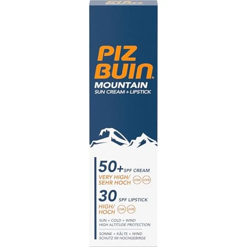Oferta limitada: Piz Buin Mountain Crema Solar Facial SPF50 y Protector Labial SPF30, 20 ml de 6.78 € a 5.38 € (ahorro 21%)