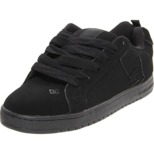Limited-time offer: DC Men's Court Graffik Skate Shoe, Black/Black/Black, 18 D D US from $52.50 to $48.95 (save 7%)