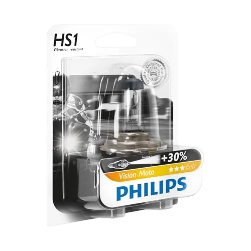 Offre limitée : Philips Vision Moto Hs1, Ampoule De Phare De Moto, Jusqu'À 30% De Visibilité En Plus, Blister De 1 de 15.05 EUR à 6.32 EUR (remise 58%)