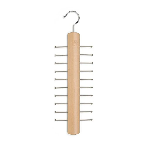 Kitchencraft Percha Corbatas, Madera, Natural, 15x3x49 cm