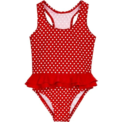 Playshoes Apparel kostium kąpielowy z ochroną UV, czerwony, 110-116