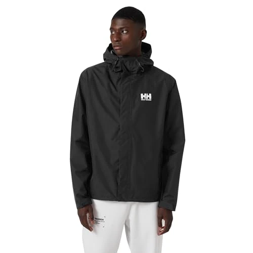 Offerta a tempo: Helly Hansen, Giacca Seven J Uomo, Nero (Schwarz), XXL - 59% da 125.00 € a 50.85 €