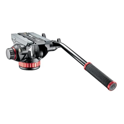Offerta a tempo: Manfrotto 502AH Testa Video Fluida in Alluminio con Base Piatta, Controbilanciamento Fisso, Attacco Easy-Link, per Foto/ Videocamere Compatte Fino a 7 kg, MVH502AH - 32% da 296.99 € a 202.90 €
