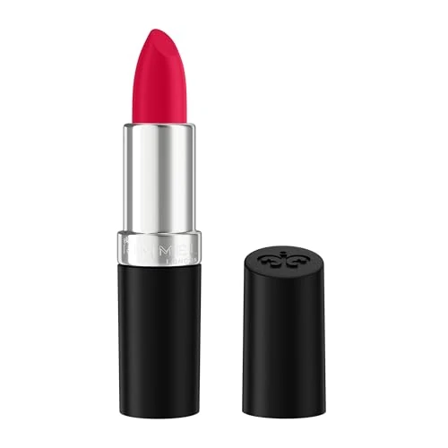 Offerta a tempo: Rimmel Lasting Finish, 001 River-Ting Red, Rossetto Satinato, Lunga Durata, Finish Satinato, Ricco Colore, Idratante, Formula Vegana, 4g - 16% da 3.20 € a 2.70 €