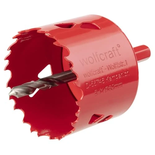 Offerta a tempo: wolfcraft Sega a tazza BIM I 5484000 I Per materiali per costruzioni a secco, legno, plastica e metalli, profondità di taglio 40 mm - 48% da 21.95 € a 11.38 €