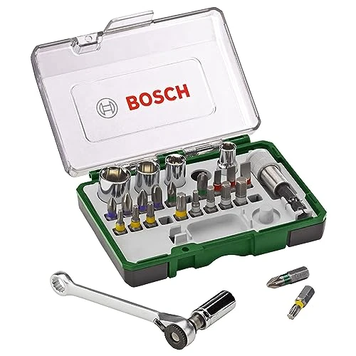 Oferta limitada: Bosch Profesional Pack Unidades para Atornillar, con Llave de carraca, versión estándar, Standard-Set, Negro/Verde, 1 Pack de 22.99 EUR a 14.97 EUR (ahorro 35%)