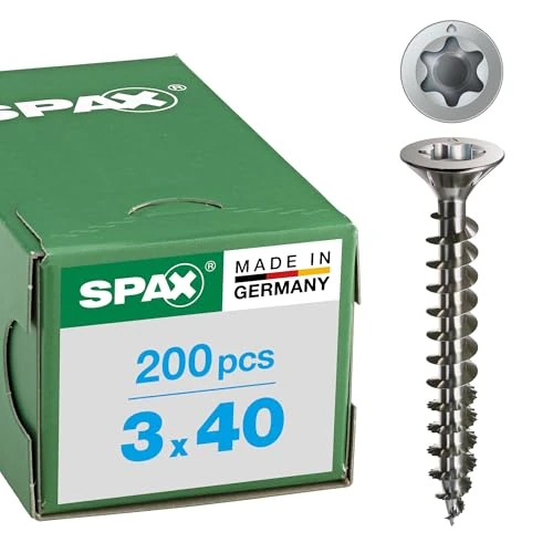 Offerta a tempo: Spax Vite da muro (acciaio inox v2a, a 3 mm, 3x40mm) - 0.00% da 28.40 € a 28.40 €