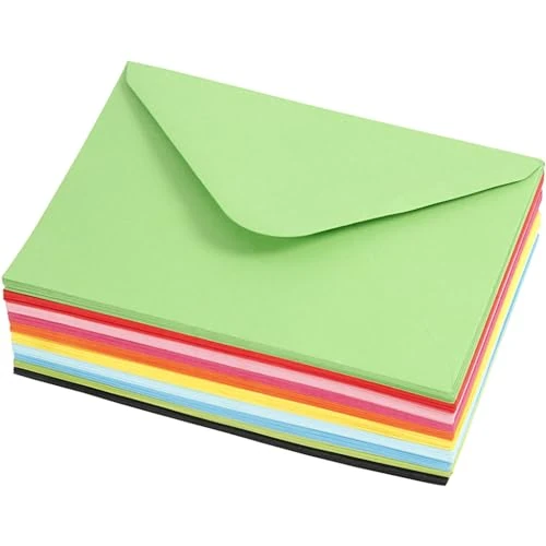 Oferta limitowana: Kolorowe koperty, C6, 11,5 x 16 cm, 80 g, 100 sztuk z 93.30 zł na 93.30 zł (oszczędź 0.00%)