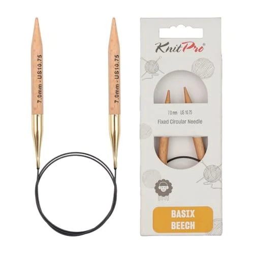 Offre limitee: KnitPro KP35334 Basix Aiguille Circulaire Fixe Bois Multicolore 22 x 0,4 x 5 cm de 6.25 EUR a 6.25 EUR (economie 0%)