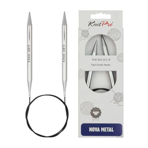 Limited offer: KnitPro Nova Fixed Circular Needles 32" (80cm) | 9.00mm from 10.12 EUR to 10.12 EUR (save 0%)