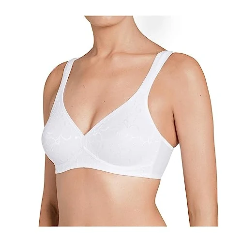 Offerta a tempo: Triumph Donna Elegant Cotton N, Bra, WHITE, 4B - 24% da 32.99 € a 24.99 €