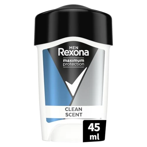 Rexona Maximum Protection Clean Scent - Deodorante stick da uomo, 45 ml