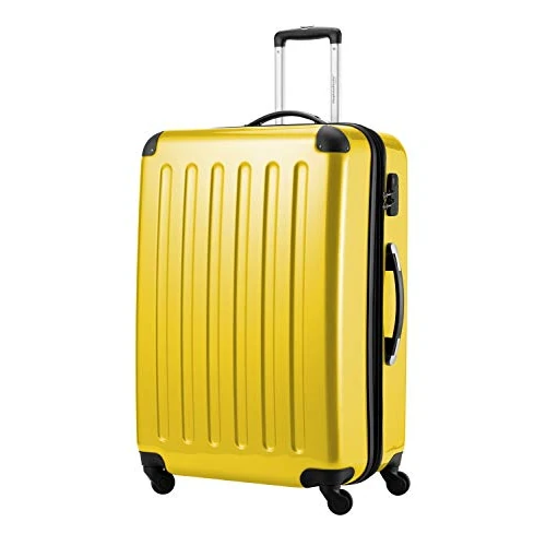 Limited-time offer: HAUPTSTADTKOFFER - Alex - Luggage Suitcase Hardside Spinner Trolley 4 Wheel Expandable, 75cm, yellow from $146.82 to $146.82 (save 0.00%)