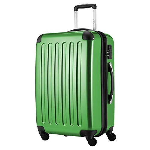 Limited-time offer: HAUPTSTADTKOFFER® · Hard-side suitcase GREEN high gloss · Dimension ca. 63 x 42 x 28 cm + 4 cm volume expansion · max. 87 liter filling volume from 70.29 GBP to 70.29 GBP (save 0%)