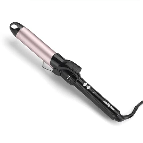 Limitiertes Angebot: BaByliss 32mm Lockenstab – Turmalin-Keramik beschichteter Lockenstyler für große Locken, 10 Temperaturen, schnelles Aufheizen, frizzfreie Locken, integrierter Standfuß – Schwarz & Pink, C332E von 39.90 EUR auf 22.90 EUR (Spare 43%)