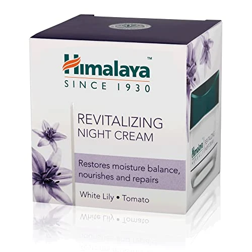 Himalaya Herbals Revitalizing Night Cream to Boosts Skin Oxygen, Removes Dullness, Dark Spots, Uneven Skin Tone, Replenishes Skin Moisture Overnight, Non-Oily Face Cream -50g