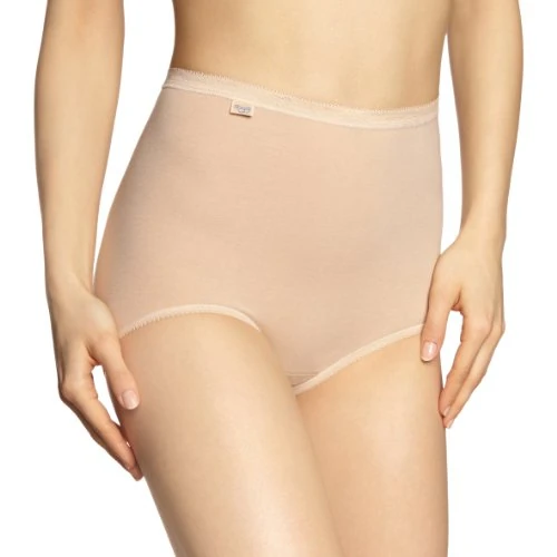 sloggi Basic+ Maxi 2P, Slip, Mujer, Beige (Skin), 42