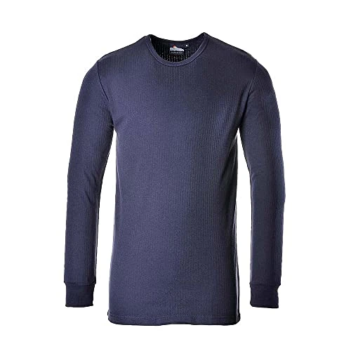 Begrenztes Angebot: Portwest Langarm Thermo-T-Shirt, Größe: L, Farbe: Marine, B123NARL von 17.41 EUR auf 14.10 EUR (Rabatt 19%)